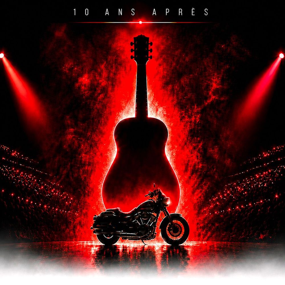 Affiche 500 Voix pour Johnny - 10 Ans Après en concert à l’Arkéa Arena