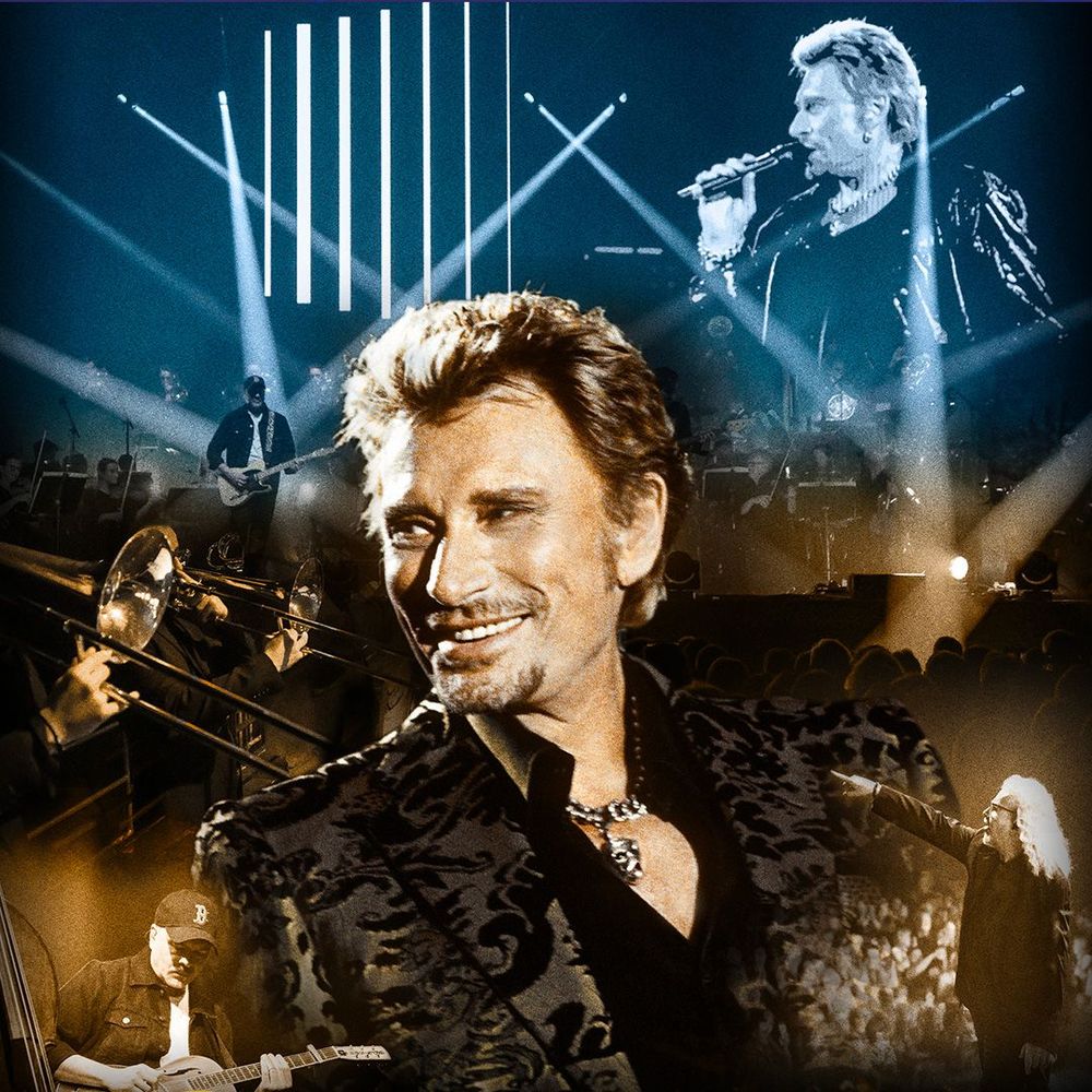 Affiche Johnny Symphonique - L'Histoire Continue en concert à l’Arkéa Arena
